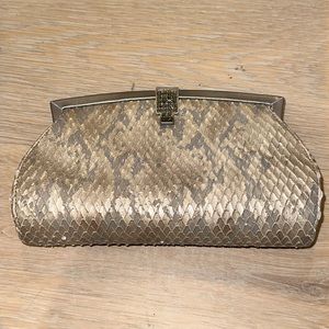 Rodo snakeskin evening bag